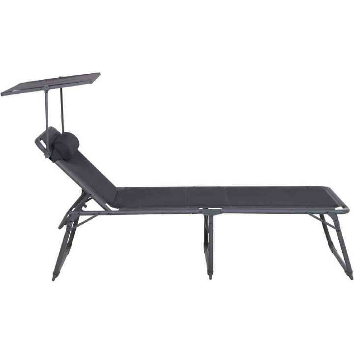 SIENA GARDEN Campingliege Premium anthrazit